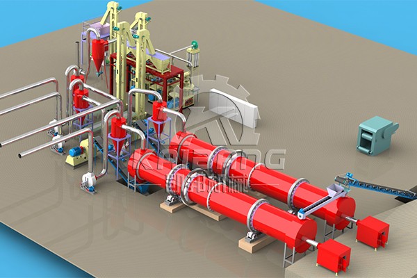 生物质颗粒机生产线